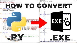 How to Convert any Python File to EXE [upl. by Boccaj511]