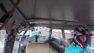 2019 Hoopeston IL Demolition Derby Mini Van Go Pro [upl. by Anaitit51]