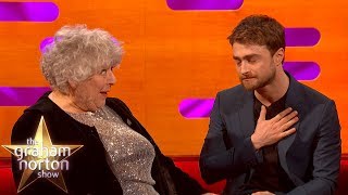 Daniel Radcliffe amp Miriam Margolyes Reflect On 20th Anniversary of Filming Harry Potter [upl. by Avek341]