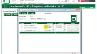 SIAGIE  Configuración de reapertura de periodos de evaluación [upl. by Mellins]