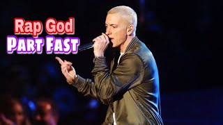 Eminem  Rap God  Live Part Fast [upl. by Snyder804]