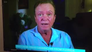 David Cassidy on This Morning you can feel the awkwardness [upl. by Bunns]