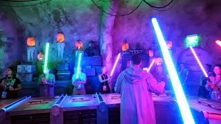 Build a Lightsaber at Savis Workshop  Disney World  Full Show [upl. by Maxama624]