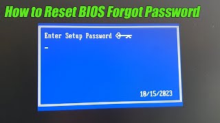 How to Reset BIOS Forgot Password HP Compaq DC7800 [upl. by Phia]