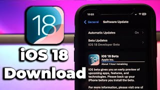 How to download iOS 18 beta Public amp Developer Beta Updates [upl. by Negyam]