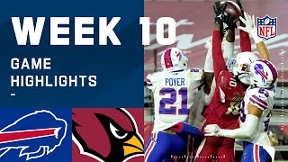 Bills vs Cardinals Week 10 Highlights  NFL 2020 [upl. by Zilevi8]