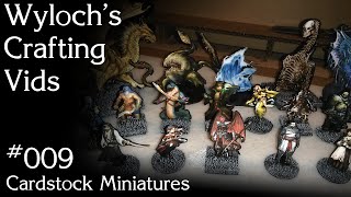 How to Make Cardstock Miniatures for Dungeons amp Dragons Poorhammer [upl. by Einnim251]