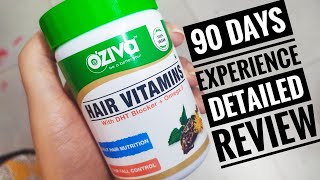 Oziva Hair Vitamins  3 Months Experience with Detailed Review  For Males or Females [upl. by Friedman]