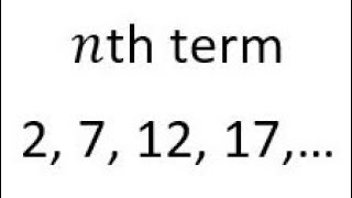 Find the nth term in a sequence [upl. by Heyes]