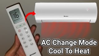 How to operate Air Conditioner on Heating Mode [upl. by Raney]