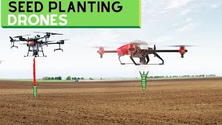 Top 5 Agricultural Drones that Spread Seeds  Forestation Drones [upl. by Rambert]