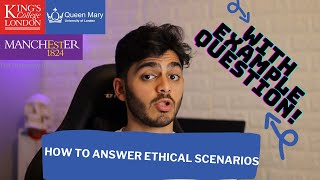 How to answer ETHICAL SCENARIOS wWORKED EXAMPLE  DENTISTRY INTERVIEWS [upl. by Babbette622]