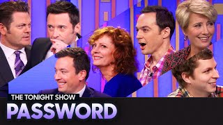 Tonight Show Password with Hugh Jackman Nick Offerman Emma Thompson and More [upl. by Joseph]