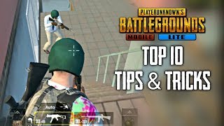 Top 10 Tips amp Tricks in PUBG Mobile Lite  Ultimate Guide To Become a Pro 2 [upl. by Karla]