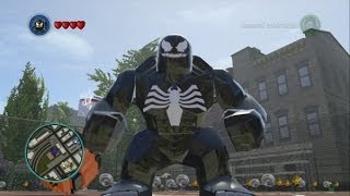 LEGO Marvel Super Heroes  Venom Free Roam Gameplay [upl. by Atalanta]