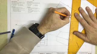 Two point perspective drawing Gr11 HSE workbook page 415 [upl. by Nwahsit393]