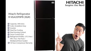 Hitachi RVG420P8PB Refrigerator Overview [upl. by Ronoel505]