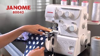 Janome  8004D 34 Thread Overlocker [upl. by Adlanor260]