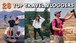 28 TOP TRAVEL VLOGGER channels to follow [upl. by Gardel]