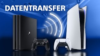 Tutorial PS4 Daten auf PS5 transferieren [upl. by Yhtomiht]