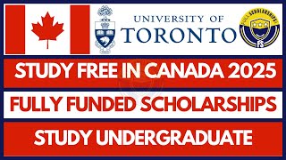 Canada Scholarships  Lester B Pearson International Student Scholarship Toronto University 202425 [upl. by Nlycaj]