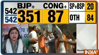 Lok Sabha Election Results 2019 LIVE  Celebrating PM Modis Lead [upl. by Osber644]