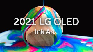 2021 LG OLED l Ink Art 4K HDR 60fps [upl. by Anna-Diana]