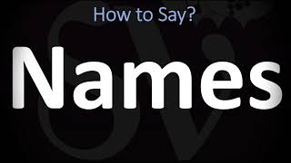 How to Pronounce Names CORRECTLY [upl. by Assennev]