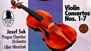 Mozart  The Violin Concertos n°1234567  Presentation Centurys recording  Josef Suk [upl. by Annoeik389]