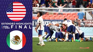 USA vs Mexico Extended Highlights  Concacaf Nations League Final  CBS Sports Golazo [upl. by Aekahs]