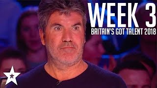 Britains Got Talent 2018  WEEK 3  Auditions  Got Talent Global [upl. by Aliac864]