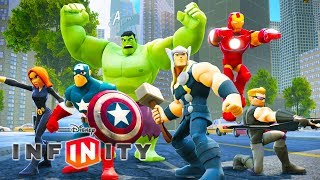 AVENGERS D Infinity 20 Marvel Super Heroes  PC Superhero Cartoon Video Game [upl. by Swetiana]