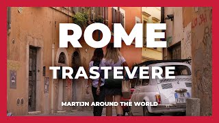 Rome Italy Trastevere Streets Church and View point  Travel Guide Rome [upl. by Eelinej551]