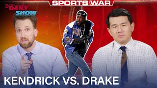 Sports War Klepper amp Ronny Spar Over Super Bowl LIX amp Kendrick’s Halftime Show  The Daily Show [upl. by Seagrave]