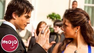 Top 10 Unforgettable Damon amp Elena Moments [upl. by Gardol]