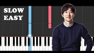 Yiruma  River flows in you SLOW EASY PIANO TUTORIAL [upl. by Megargee]