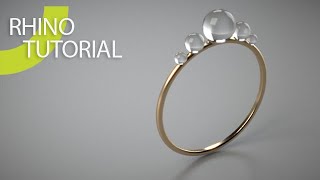 Rhino 3D for beginners Intro Ring 01 [upl. by Lienahs405]