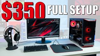 350 FULL PC Gaming Setup and How To Upgrade It Over Time [upl. by Jezebel]