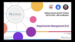 Railway ISOTS 22163  IRIS Certification  Requirements Management 82 Railway ISOTS22163 [upl. by Croom]