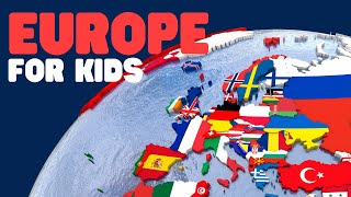 Europe for Kids  Learn interesting facts and History about the European Continent [upl. by Charie]