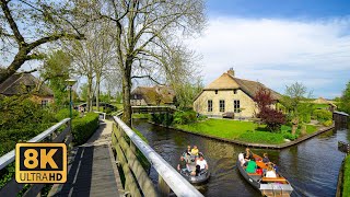 Giethoorn The Netherlands 8K 🇳🇱 [upl. by Attenwahs]