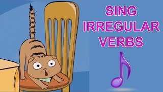 SING Irregular Verbs  ENGLISH FOR CHILDREN [upl. by Akibma784]