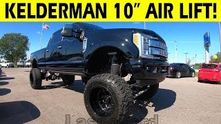 Ford F350 Superduty Diesel Kelderman 10 inch Air Lift  Full Exterior Walkaround [upl. by Alfredo]