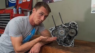 How a Motorcycle Transmission Works  MC GARAGE [upl. by Dnomzed]