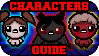 ❚Binding of Isaac Repentance❙All Characters ❰Guide❙Unlockable Showcase❱❚ [upl. by Burrows]