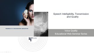 Speech Transmission amp Intelligibility Index Metrics  Voice Quality Online Seminar [upl. by Burkhart422]