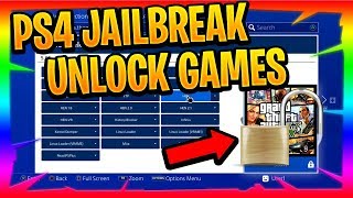 How To Unlock Games PS4 PlayStation 4 Jailbreak [upl. by Alfi]