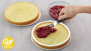 How to Assemble and Fill a Cake  Wilton [upl. by Boyt560]