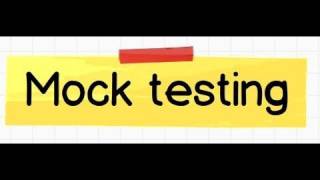 What is Mock testing  MOQ [upl. by Reginauld]