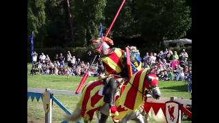 Jousting  Hever Castle [upl. by Ellenrad]